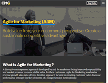 Tablet Screenshot of agilemarketing.com