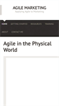 Mobile Screenshot of agilemarketing.net